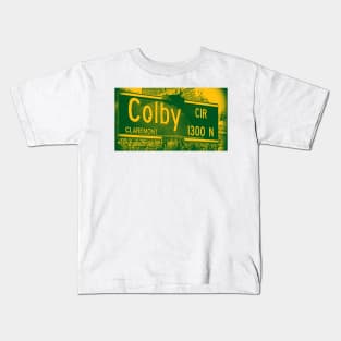 Colby Circle, Claremont, California by Mistah Wilson Kids T-Shirt